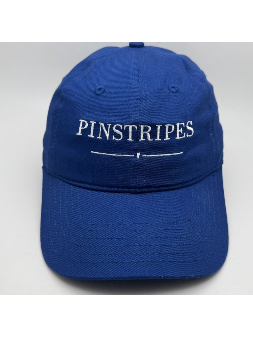 Pinstripes Royal Blue Baseball Dad Hat Adjustable Strap Cap Fahrenheit